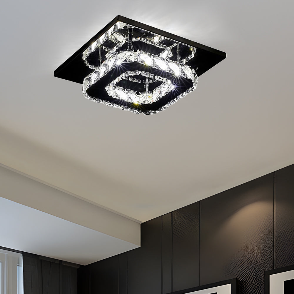 Luxury Crystal LED Ceiling Light Fixture