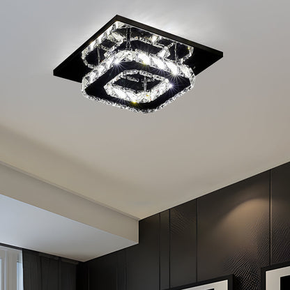Luxury Crystal LED Ceiling Light Fixture