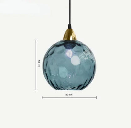 Clear Glass Globe Pendant Light