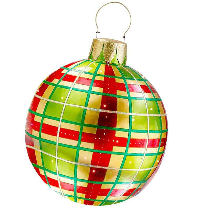 Festive Inflatable Holiday Outdoor Ball Decoration