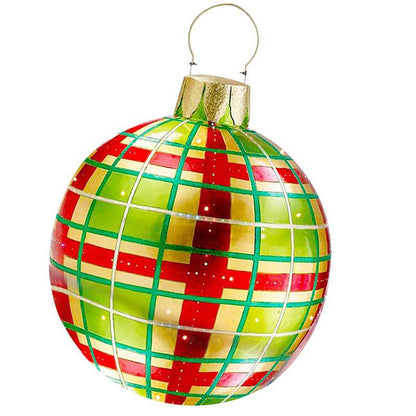 Festive Inflatable Holiday Outdoor Ball Decoration
