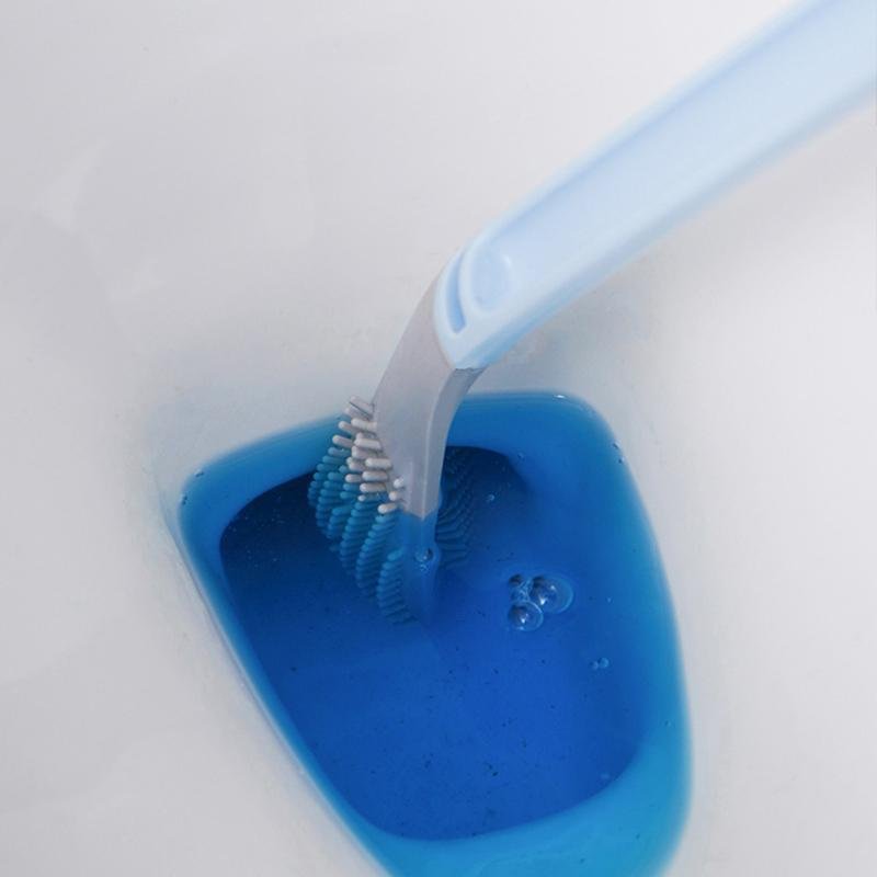 Quick Cleaning Silicone Toilet Brush