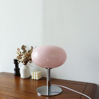 Classic Antique Circular Glass Desk Lamp