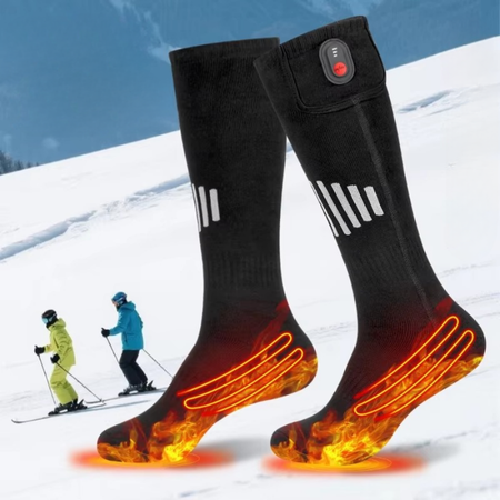 Warm Rechargeable USB Heated Socks for Cold Feet