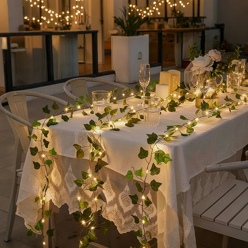Floral String Hanging Lamp