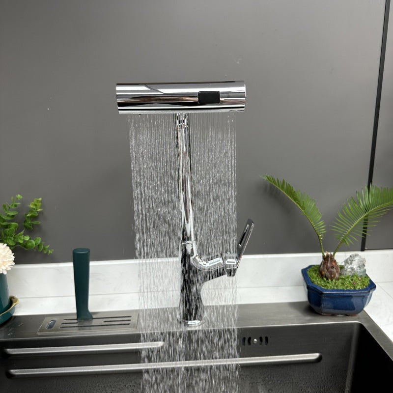 Contemporary Cascade Kitchen Sink Faucet