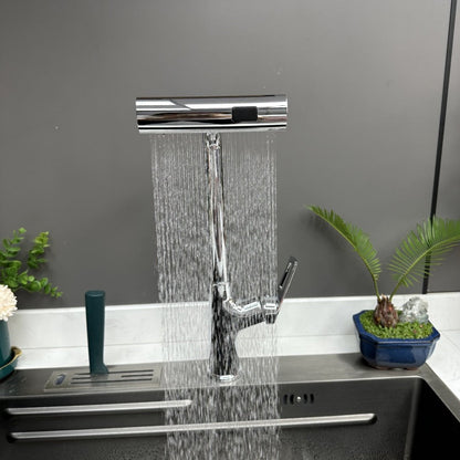 Contemporary Cascade Kitchen Sink Faucet