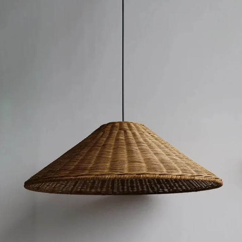 Natural Bamboo LED Hanging Light