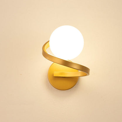 Elegant Metal Arc Wall Lamp