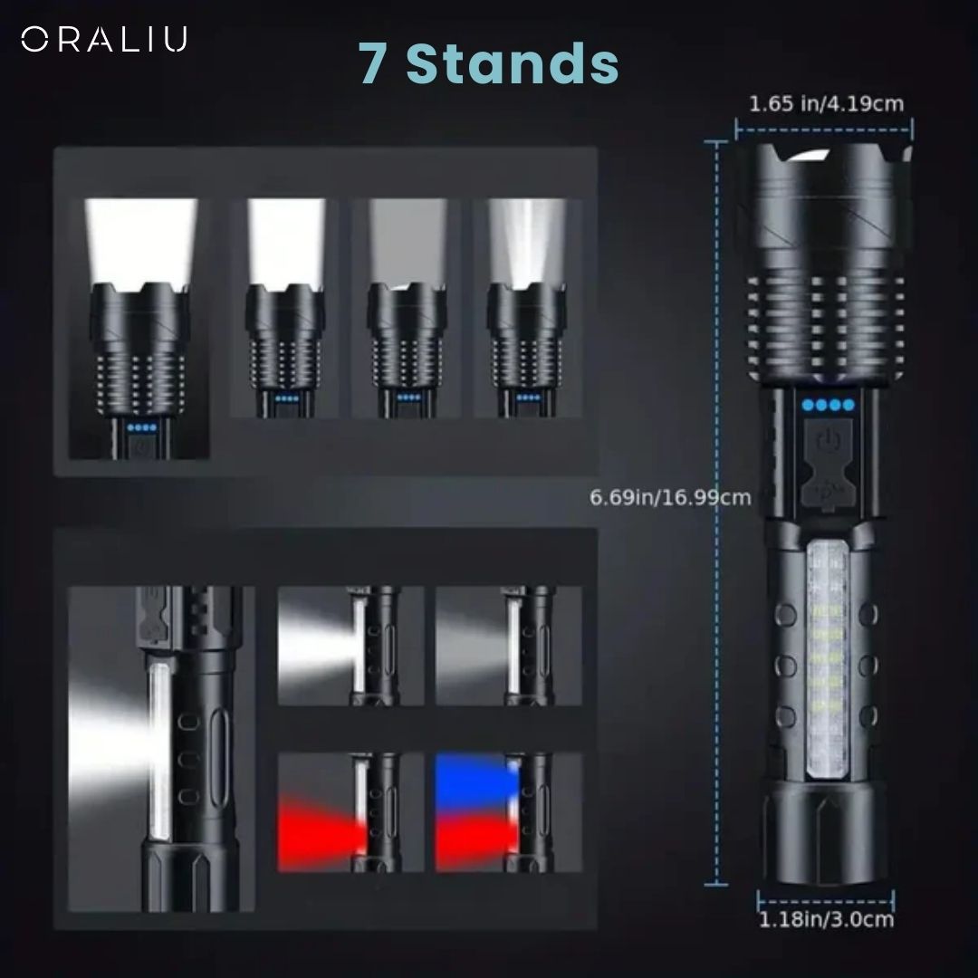 Long Range Super Bright LED Torch
