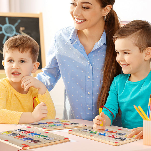 Fun Learning Magnetic Maze Board