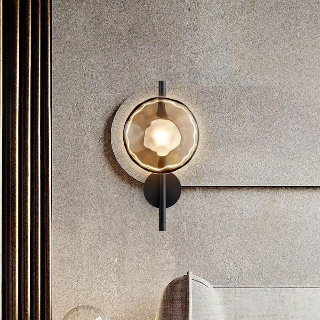 Elegant Glass Panel Wall Light