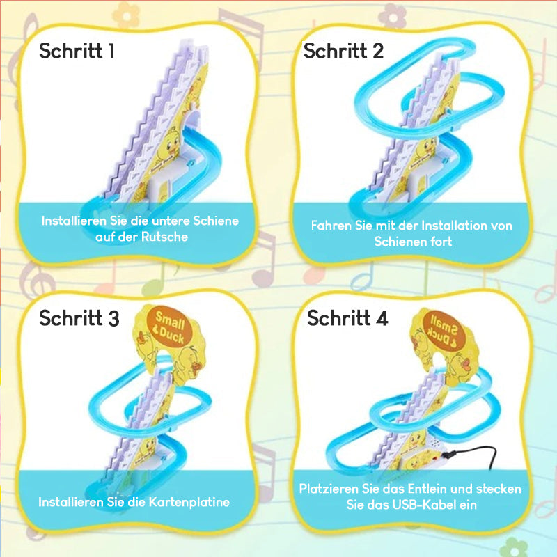 Colorful Mini Golf Duck Figures Set