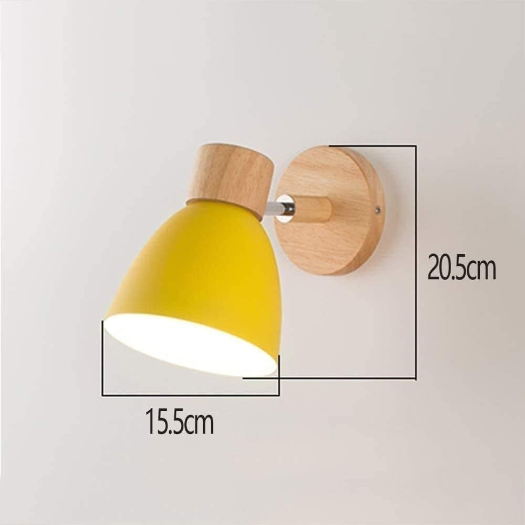 Modern Wooden Wall Light Fixture