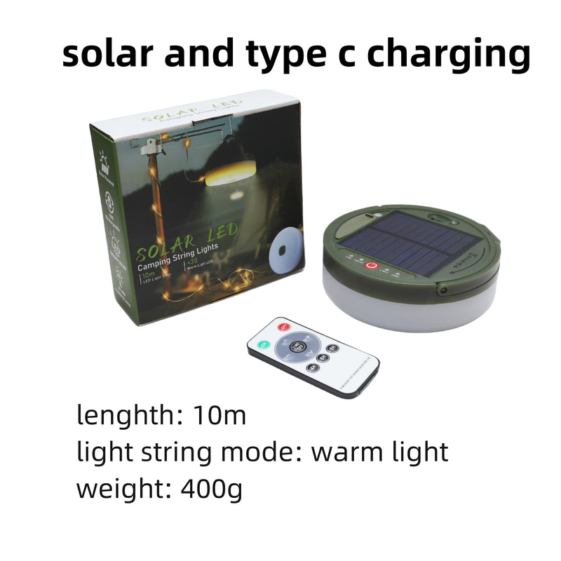 Compact Outdoor Battery String Lights
