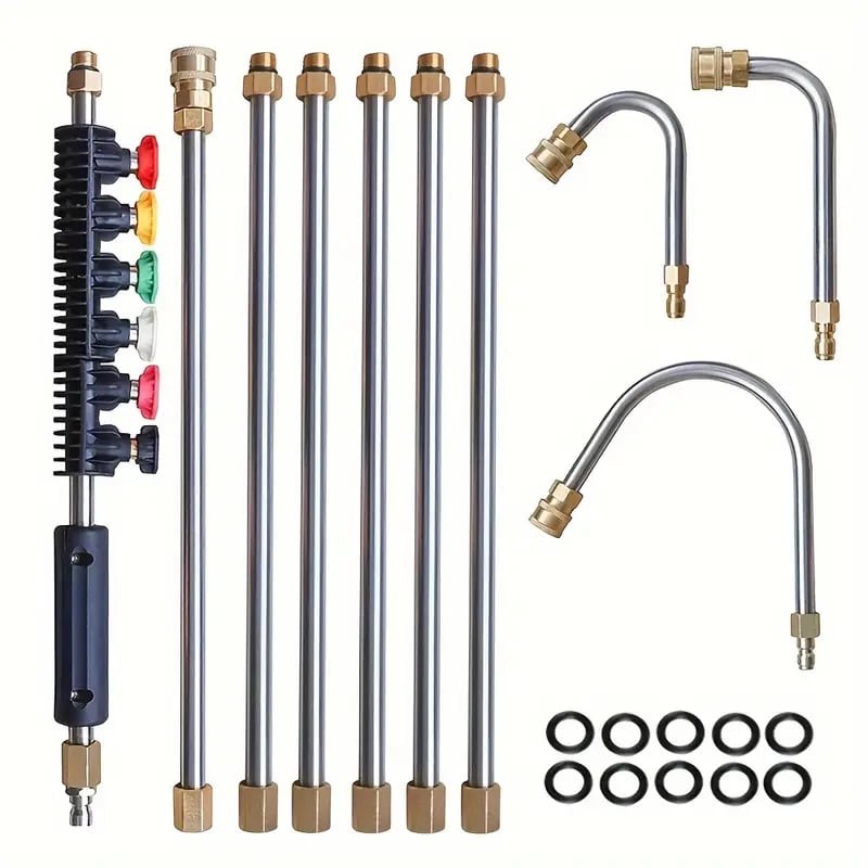 Heavy Duty 4000PSI Extendable Pressure Washer Cleaning Kit