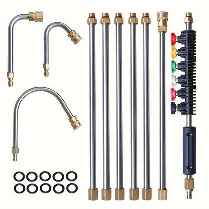 Heavy Duty 4000 PSI Extendable Pressure Washer Wand Set