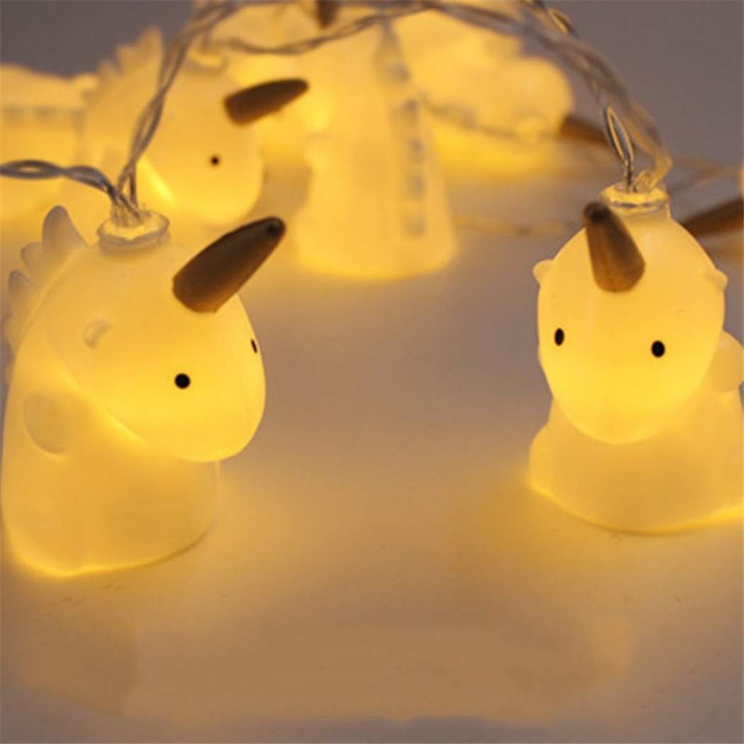 Colorful Unicorn Fairy String Lights 10 Pack - Fesara
