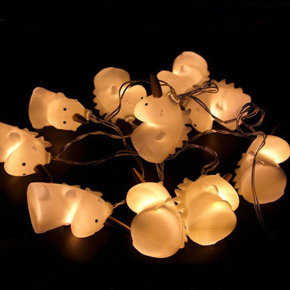 Colorful Unicorn Fairy String Lights 10 Pack