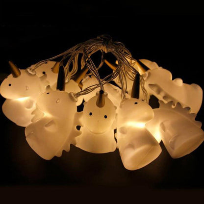 Colorful Unicorn Fairy String Lights 10 Pack