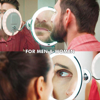 Fesara | 10x Magnifying LED Vanity Mirror
