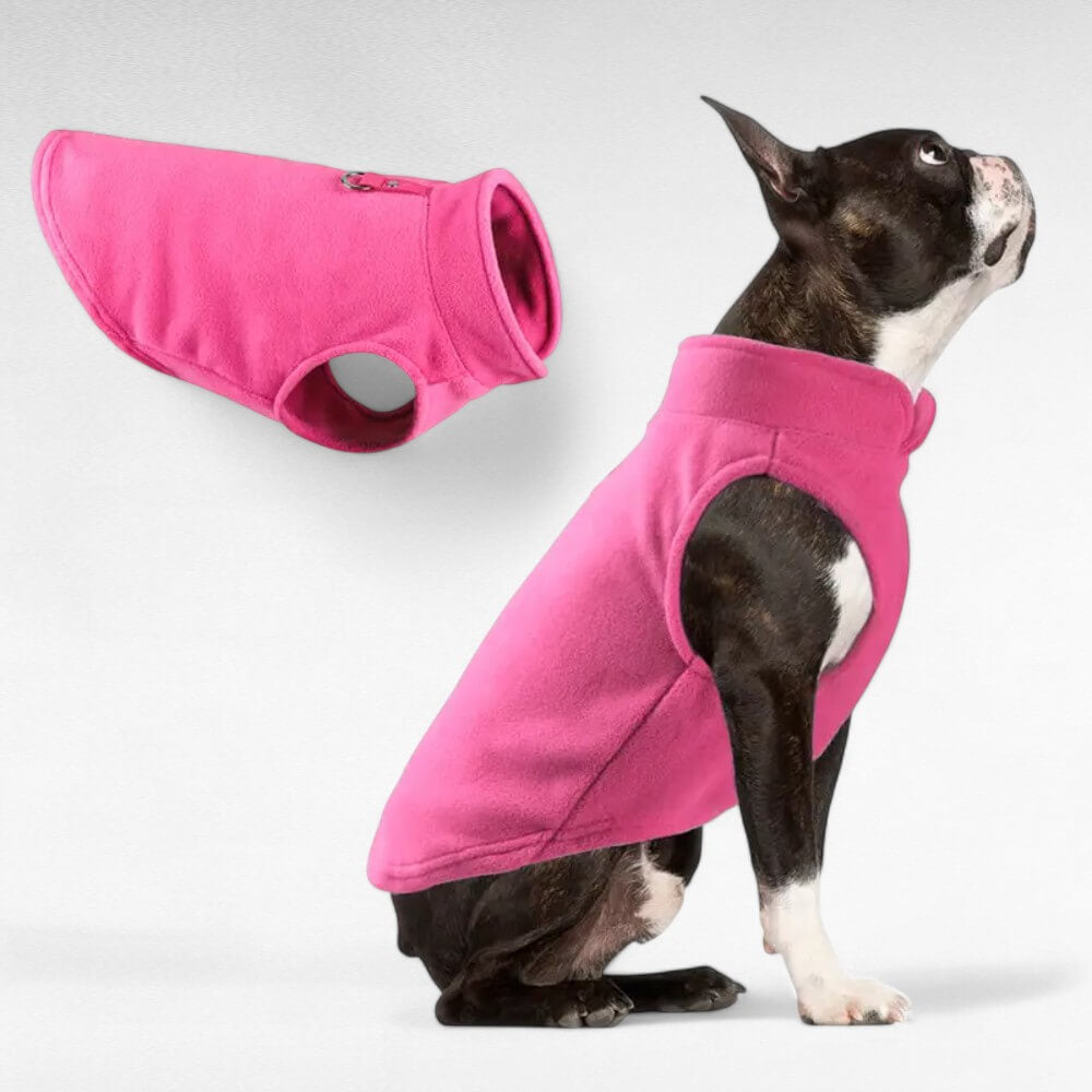Soft Fuzzy Dog Jacket - Fesara