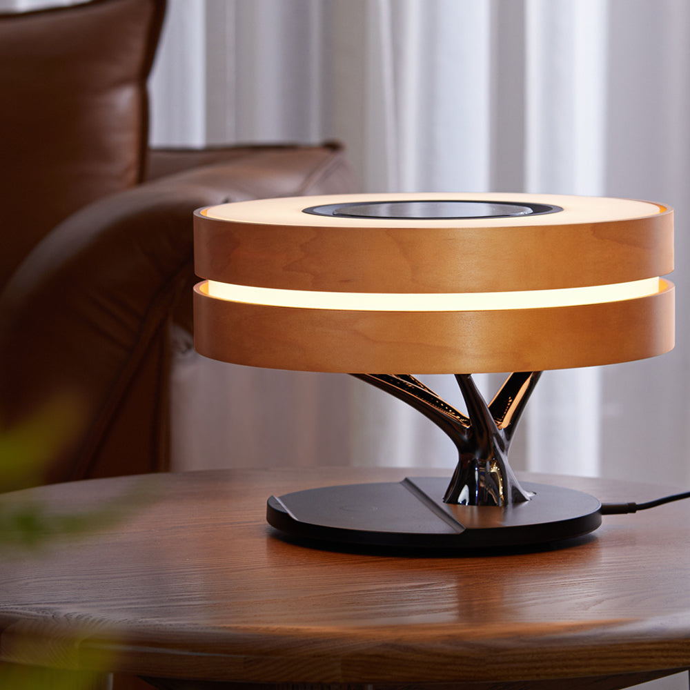 Wireless Charging Desk Lamp with Bluetooth Speaker
