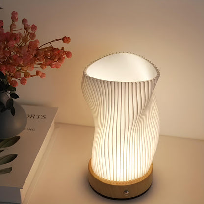 Dimmable Wave Style Modern Table Lamp