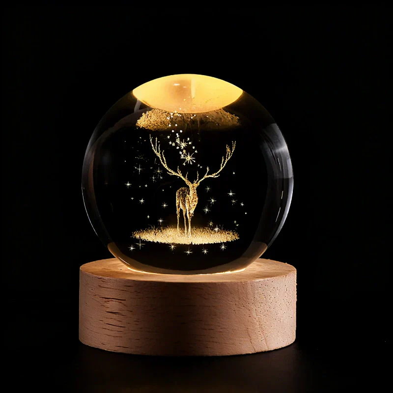 Sparkling Glass Crystal Orb