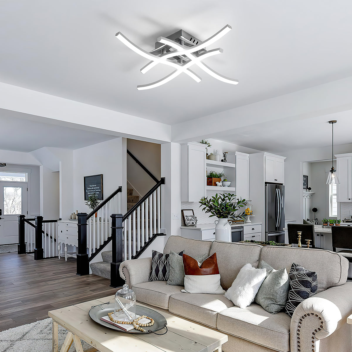 Sleek Low Profile LED Ceiling Lamp