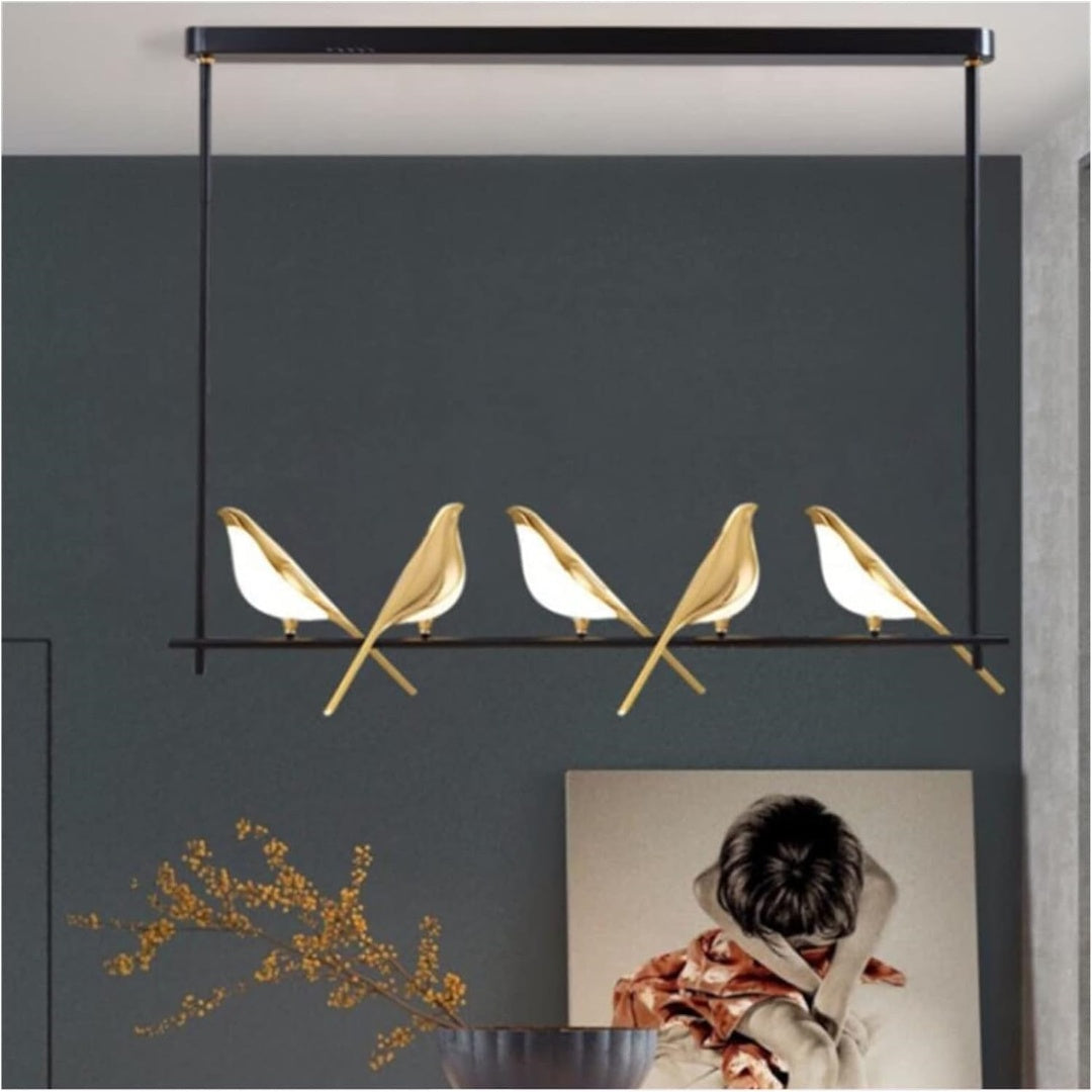 Colorful Bird Shaped Pendant LED Lamp