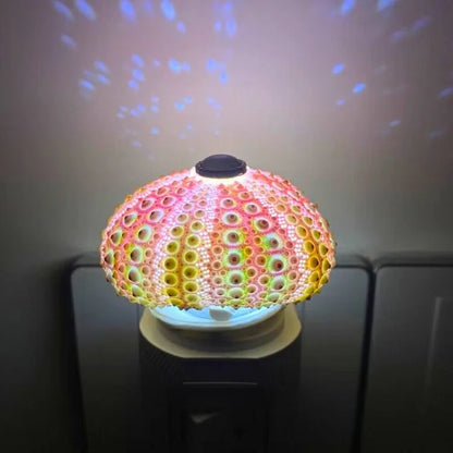 Ocean Blue Glass Table Lamp