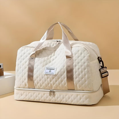 Large Water-Resistant Gym Duffle Bag