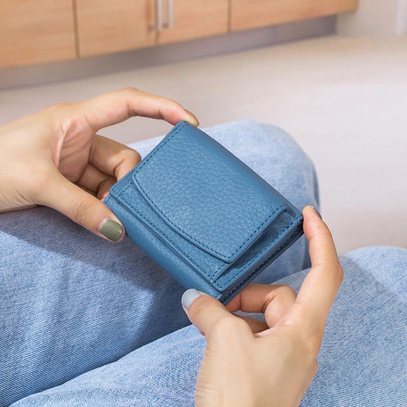 Genuine Leather RFID Blocking Wallet