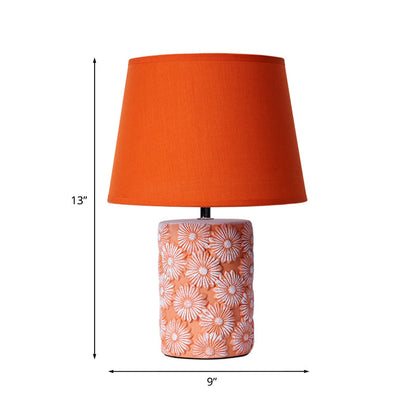 Bright Orange Slim Desk Lamp