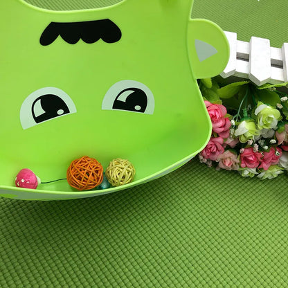 Soft Silicone Baby Bibs with Cute Animal Patterns