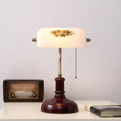 Vintage Style Half Moon Table Lamp