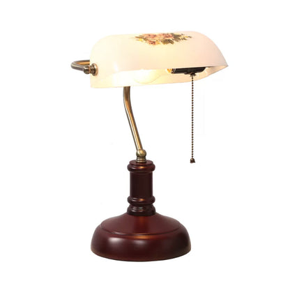 Vintage Style Half Moon Table Lamp