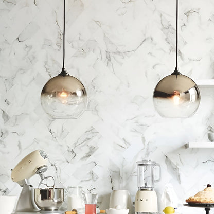 Luxury Clear Glass Ball Pendant Light