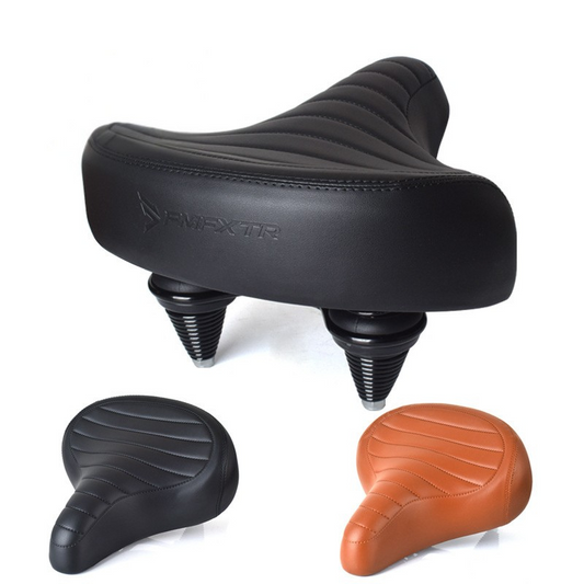 Soft Cushion Bike Seat with Suspension – Comfort Bike Saddle - Fesara