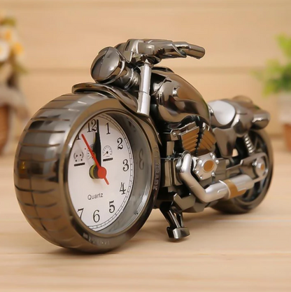 Vintage Bike Alarm Clock - Motorcycle Theme