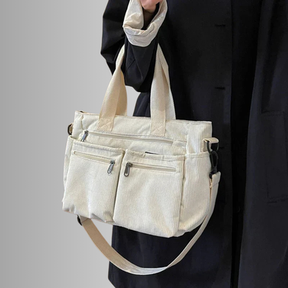 Classic Cotton Tote Bag - Large Capacity Everyday Shoulder Bag