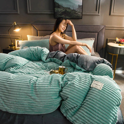 Soft Plush Duvet Cover Set