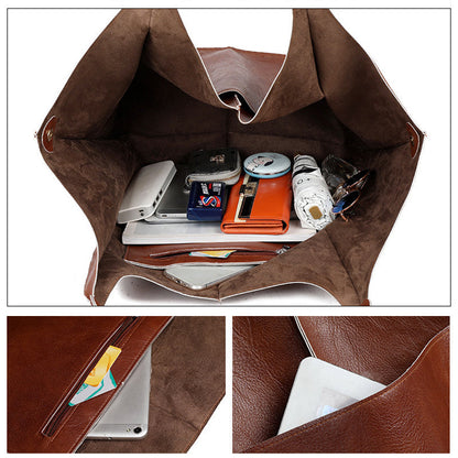Large Genuine Leather Tote Bags for Women
