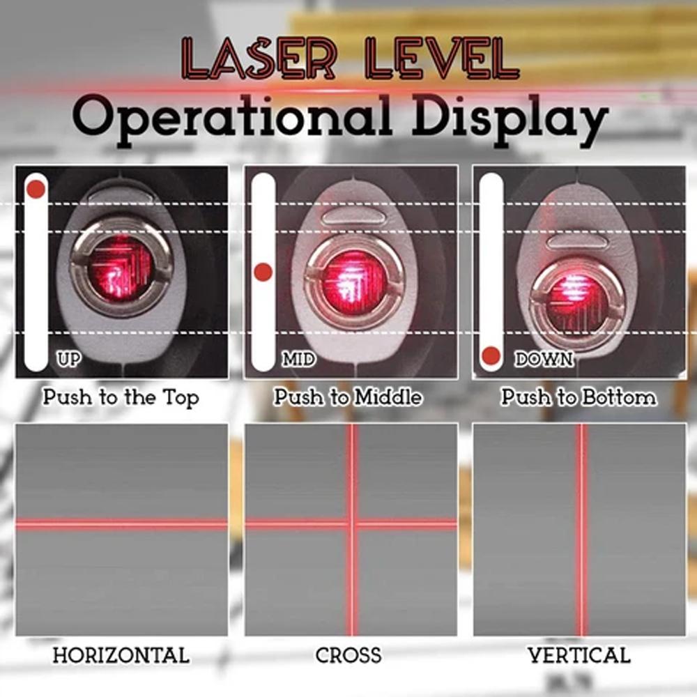 Precision 4-in-1 Laser Level Measuring Tool