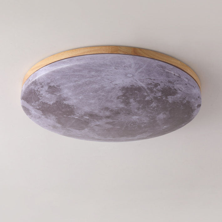 Simple Round White LED Ceiling Light Fixtures