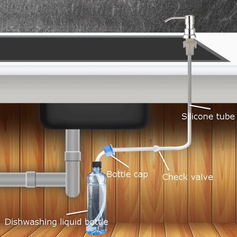 Stylish Kitchen Sink Soap Dispenser