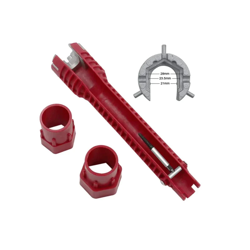 Heavy Duty 8-in-1 Basin Pipe Wrench Tool