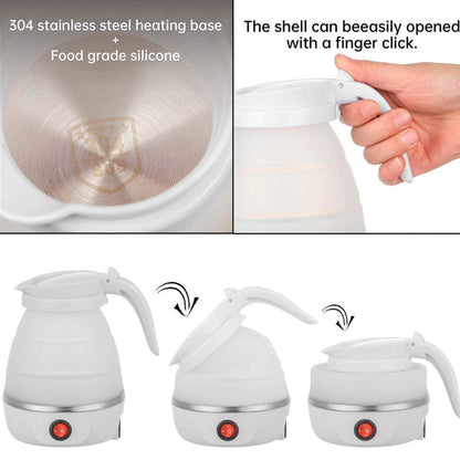 Compact Travel Foldable Electric Kettle
