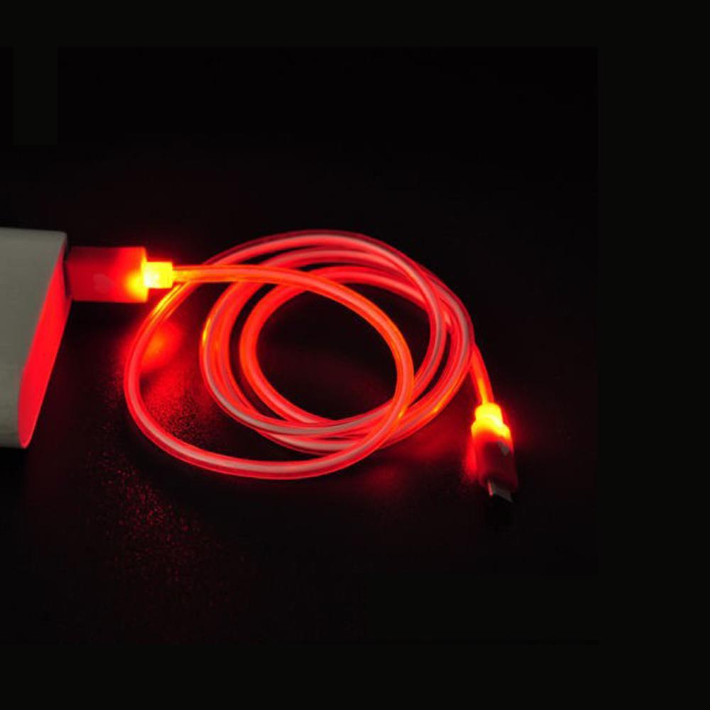 Colorful LED Charging Cable with Visible Light - Fesara
